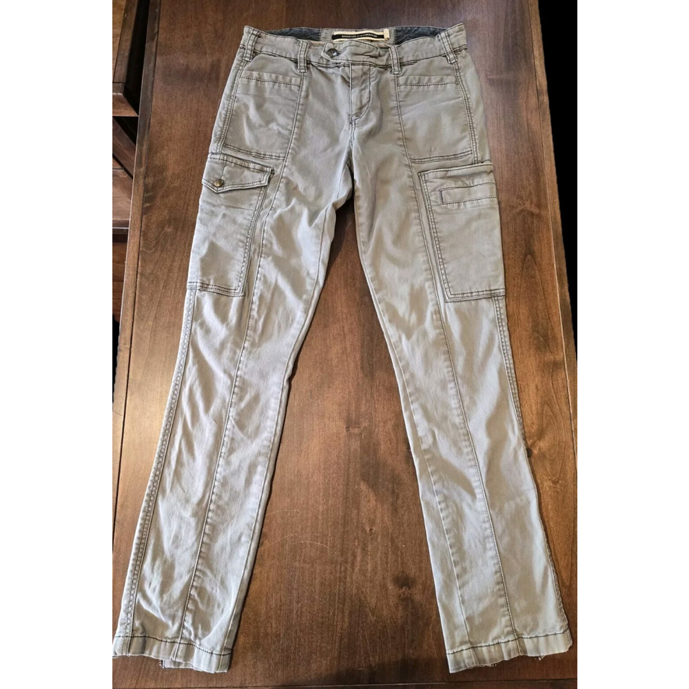 Anthro Daughters of the Liberation Womens Cargo Ankle Zip Size 25 - Picture 2 of 11
